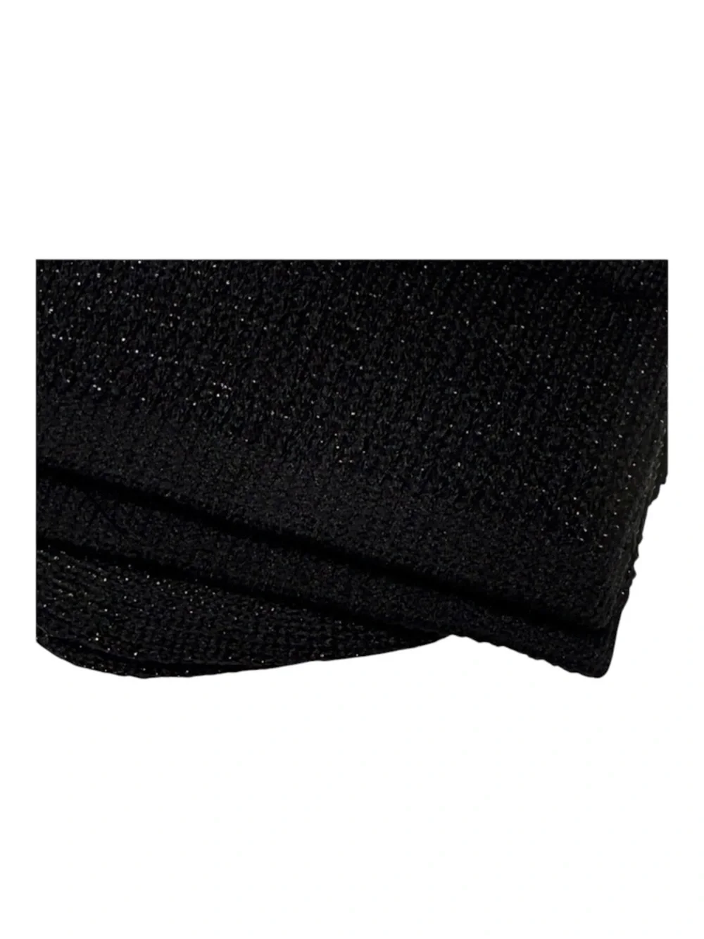 new Nordstrom ☀︎︎ 2 Pack Deluxe Lurex Crew Socks ☀︎︎ Black Gold ☀︎︎ 6 - 10.5